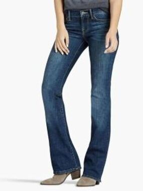 Citizens For Humanity Boyfriend Fit Button Fly Mid Rise Relaxed Boot Cut  Jeans